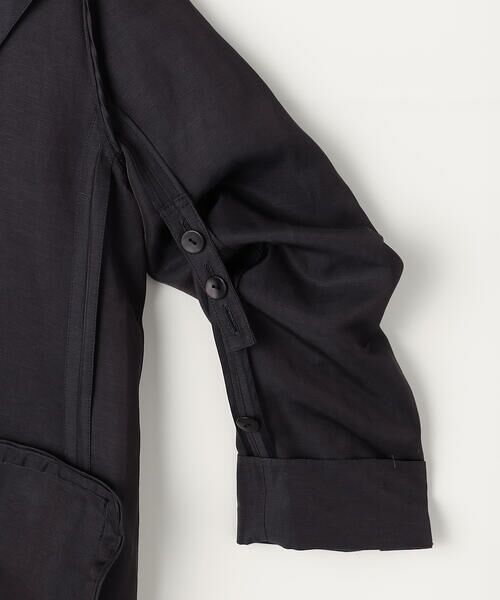 COMME CA PLATINUM / コムサ・プラチナ テーラードジャケット | キュプラリネン ピークドラペルジャケット | 詳細13