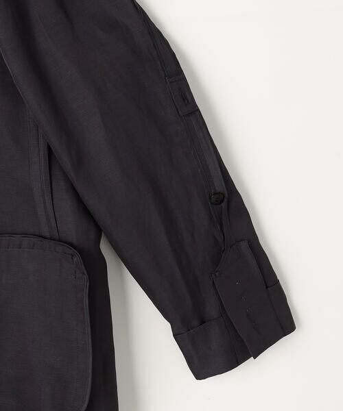 COMME CA PLATINUM / コムサ・プラチナ テーラードジャケット | キュプラリネン ピークドラペルジャケット | 詳細16