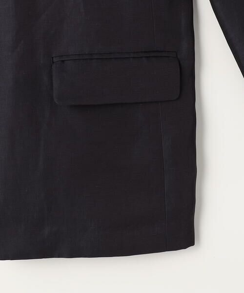 COMME CA PLATINUM / コムサ・プラチナ テーラードジャケット | キュプラリネン ピークドラペルジャケット | 詳細18