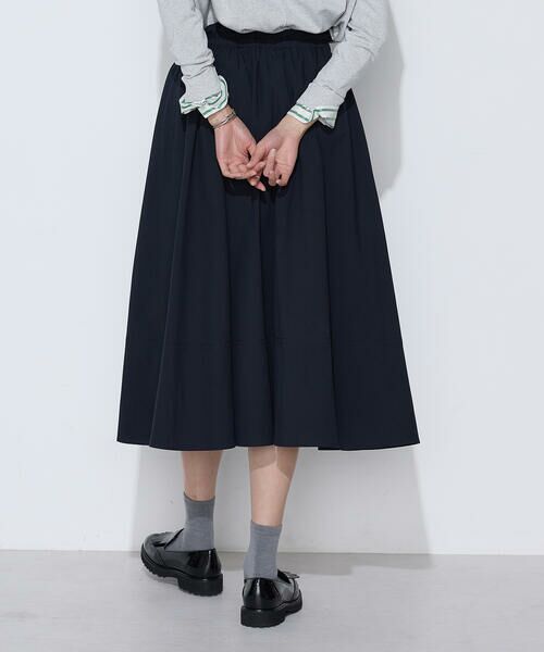 COMME CA PLATINUM / コムサ・プラチナ ロング・マキシ丈スカート | タイプライター フレアースカート | 詳細3