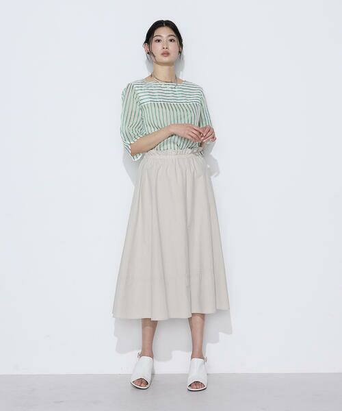 COMME CA PLATINUM / コムサ・プラチナ ロング・マキシ丈スカート | タイプライター フレアースカート | 詳細8