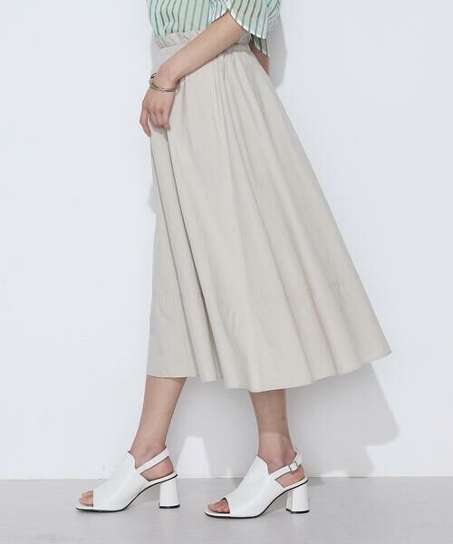 COMME CA PLATINUM / コムサ・プラチナ ロング・マキシ丈スカート | タイプライター フレアースカート | 詳細10