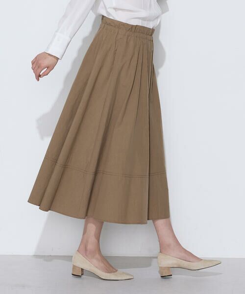 COMME CA PLATINUM / コムサ・プラチナ ロング・マキシ丈スカート | タイプライター フレアースカート | 詳細24