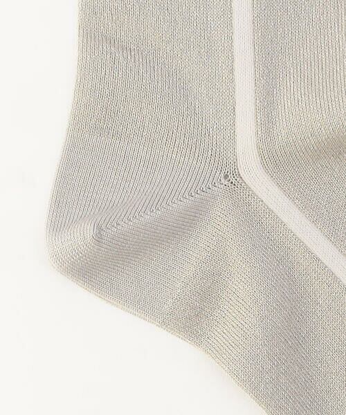 COMME CA PLATINUM / コムサ・プラチナ ソックス | サイドライン ラメソックス | 詳細3