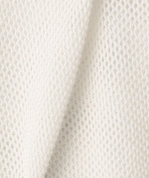 COMME CA PLATINUM / コムサ・プラチナ ニット・セーター | リネンメッシュ スキッパープルオーバー | 詳細9