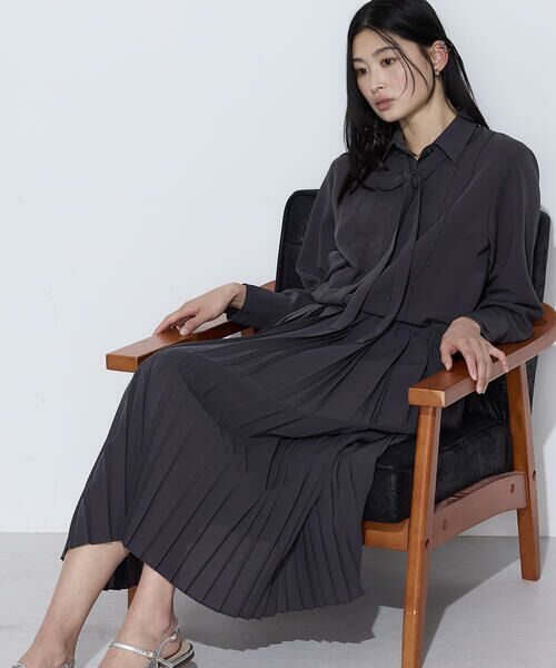 COMME CA PLATINUM / コムサ・プラチナ ロング・マキシ丈スカート | フィネスボイル プリーツスカート | 詳細7
