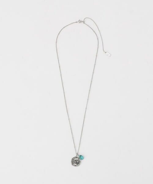 COMME CA PLATINUM / コムサ・プラチナ ネックレス・ペンダント・チョーカー | コイン ネックレス（27:シルバー×ターコイズ）