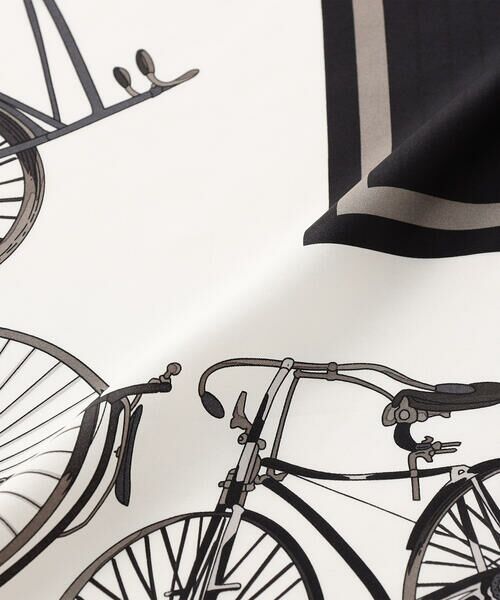 COMME CA PLATINUM / コムサ・プラチナ マフラー・ショール・スヌード・ストール | 自転車柄 スカーフ | 詳細4