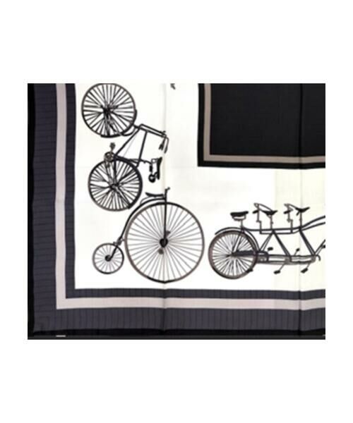 COMME CA PLATINUM / コムサ・プラチナ マフラー・ショール・スヌード・ストール | 自転車柄 スカーフ | 詳細5