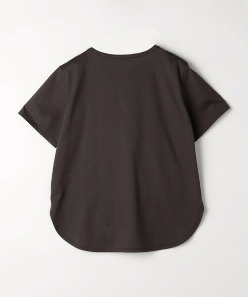 COMME CA PLATINUM / コムサ・プラチナ Tシャツ | コットン強撚ポンチ ドレープタックシャツ | 詳細16