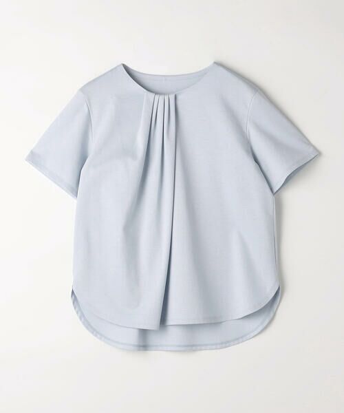 COMME CA PLATINUM / コムサ・プラチナ Tシャツ | コットン強撚ポンチ ドレープタックシャツ | 詳細26