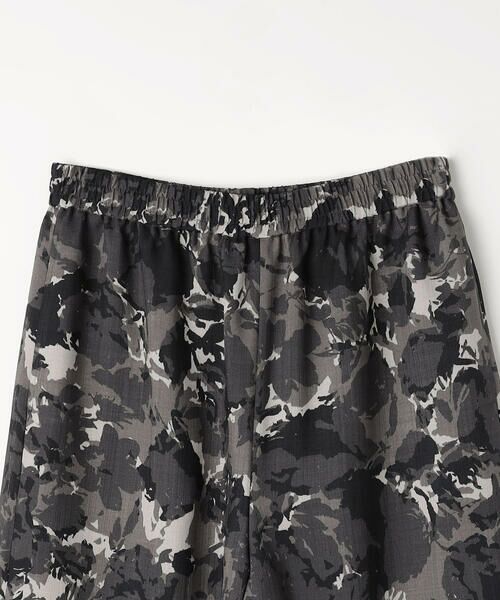 COMME CA PLATINUM / コムサ・プラチナ その他パンツ | 麻調ポリエステル ボタニカルプリントパンツ | 詳細9