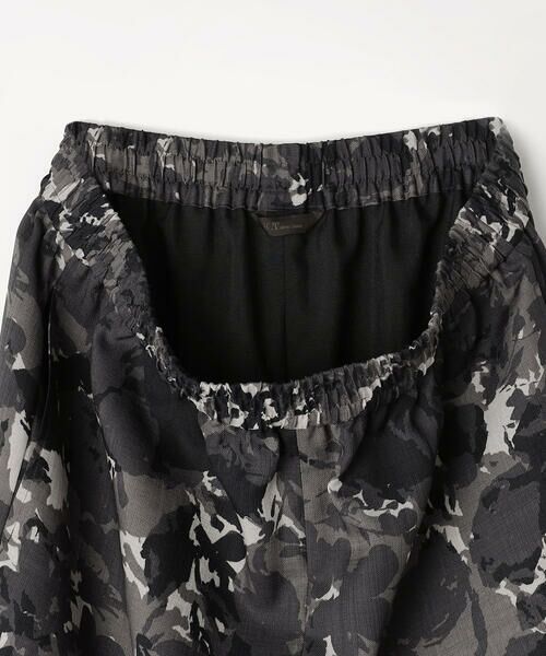 COMME CA PLATINUM / コムサ・プラチナ その他パンツ | 麻調ポリエステル ボタニカルプリントパンツ | 詳細10