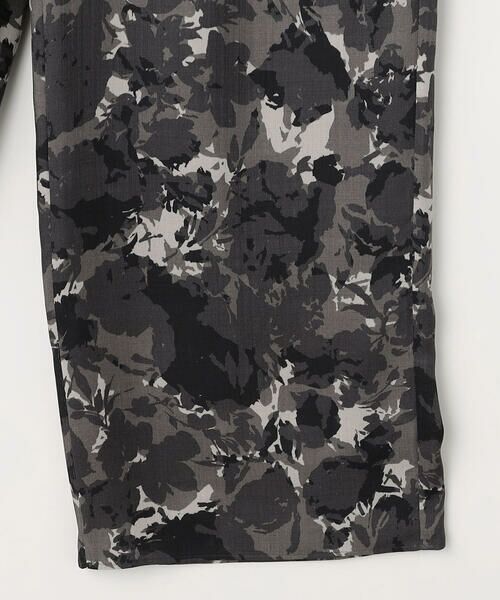 COMME CA PLATINUM / コムサ・プラチナ その他パンツ | 麻調ポリエステル ボタニカルプリントパンツ | 詳細12