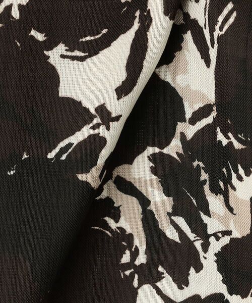 COMME CA PLATINUM / コムサ・プラチナ その他パンツ | 麻調ポリエステル ボタニカルプリントパンツ | 詳細20