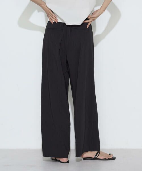 COMME CA PLATINUM / コムサ・プラチナ その他パンツ | リネン／トリアセテート ハイウエストパンツ | 詳細4