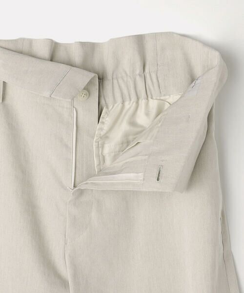 COMME CA PLATINUM / コムサ・プラチナ その他パンツ | リネン／トリアセテート ハイウエストパンツ | 詳細25