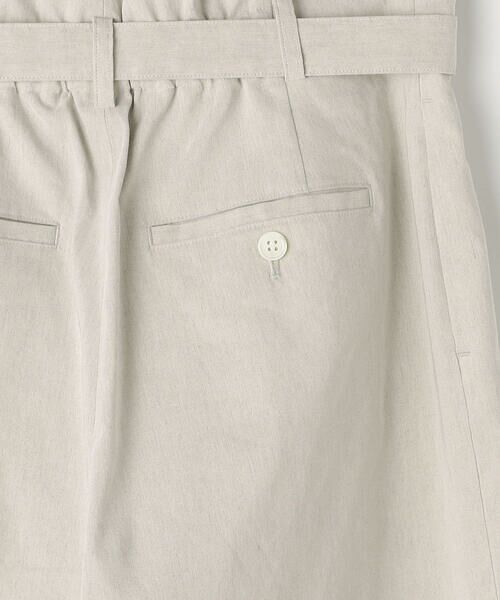 COMME CA PLATINUM / コムサ・プラチナ その他パンツ | リネン／トリアセテート ハイウエストパンツ | 詳細27