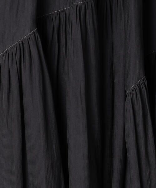 COMME CA PLATINUM / コムサ・プラチナ ロング・マキシ丈スカート | 【セットアップ対応】カッセンシフォンオーガンジー アシンメトリーギャザースカート | 詳細10