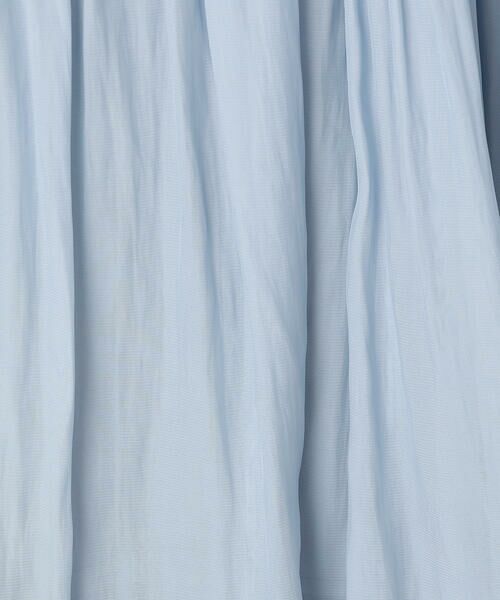 COMME CA PLATINUM / コムサ・プラチナ ロング・マキシ丈スカート | 【セットアップ対応】カッセンシフォンオーガンジー アシンメトリーギャザースカート | 詳細26