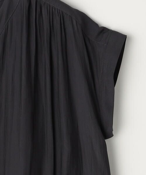 COMME CA PLATINUM / コムサ・プラチナ ロング・マキシ丈ワンピース | カッセンシフォン シャツドレス | 詳細5