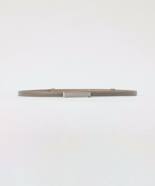 COMME CA PLATINUM / コムサ・プラチナ ベルト・サスペンダー | 10mm幅トップバックルベルト（04:グレージュ）
