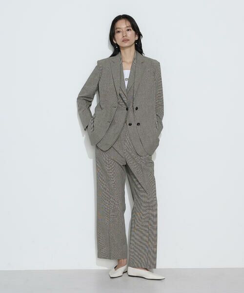 COMME CA PLATINUM / コムサ・プラチナ テーラードジャケット | ストレッチミニ千鳥 ジャケット | 詳細12