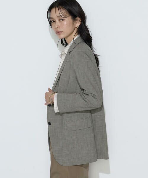 COMME CA PLATINUM / コムサ・プラチナ テーラードジャケット | ストレッチミニ千鳥 ジャケット | 詳細17