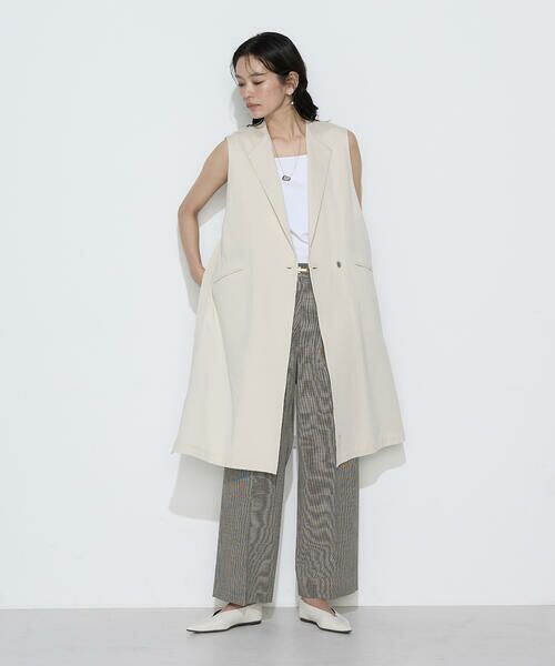 COMME CA PLATINUM / コムサ・プラチナ その他パンツ | ストレッチミニ千鳥 パンツ | 詳細10