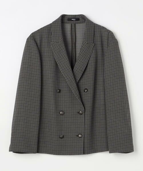 COMME CA PLATINUM / コムサ・プラチナ テーラードジャケット | 【セットアップ対応】シアーチェックジャケット | 詳細11