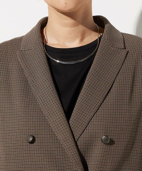 COMME CA PLATINUM / コムサ・プラチナ テーラードジャケット | 【セットアップ対応】シアーチェックジャケット | 詳細17