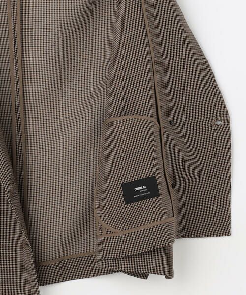 COMME CA PLATINUM / コムサ・プラチナ テーラードジャケット | 【セットアップ対応】シアーチェックジャケット | 詳細30