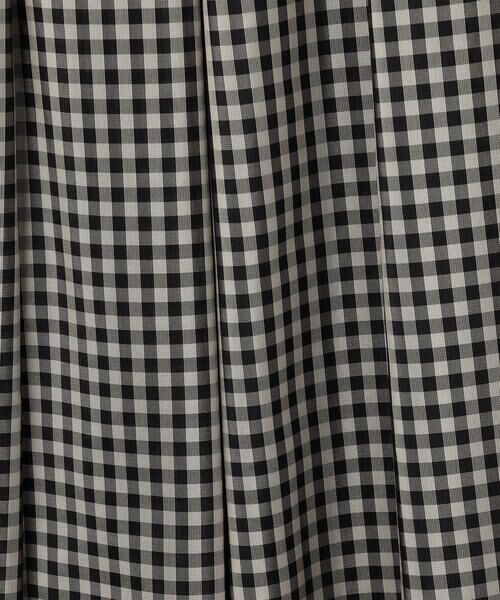 COMME CA PLATINUM / コムサ・プラチナ ロング・マキシ丈スカート | 先染めシアーチェック タックスカート | 詳細18