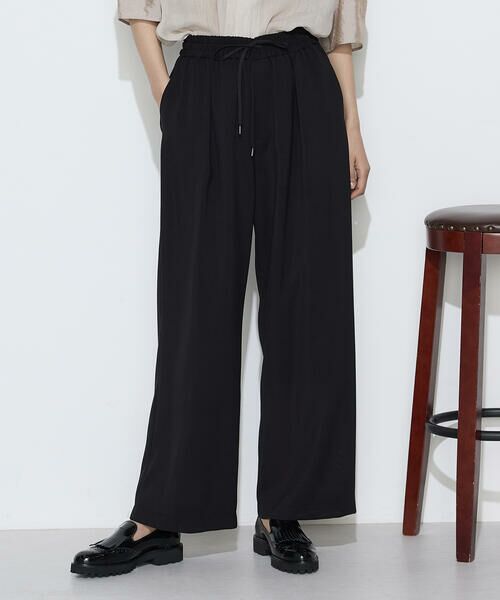 COMME CA PLATINUM / コムサ・プラチナ その他パンツ | トリポリカラミ ワイドパンツ | 詳細8