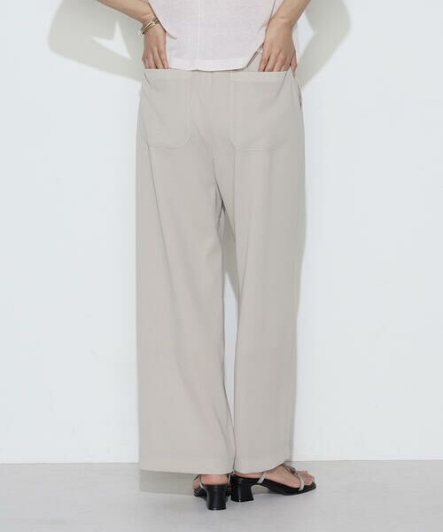 COMME CA PLATINUM / コムサ・プラチナ その他パンツ | トリポリカラミ ワイドパンツ | 詳細23