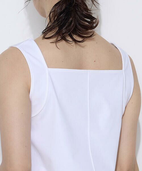 COMME CA PLATINUM / コムサ・プラチナ タンクトップ | ファインコットンフライス 2WAYインナー | 詳細25