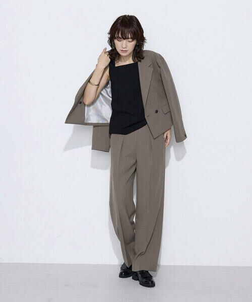 COMME CA PLATINUM / コムサ・プラチナ タンクトップ | ファインコットンフライス 2WAYインナー | 詳細26