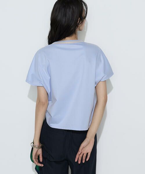 COMME CA PLATINUM / コムサ・プラチナ Tシャツ | ダブルフェイス ニット付きTシャツ | 詳細26