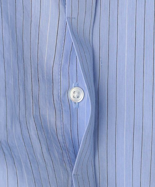 COMME CA PLATINUM / コムサ・プラチナ シャツ・ブラウス | コットンナイロンストライプ クロップドシャツ | 詳細11