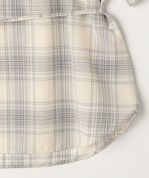 COMME CA PLATINUM / コムサ・プラチナ シャツ・ブラウス | モノトーンシアーチェック ブラウス | 詳細13