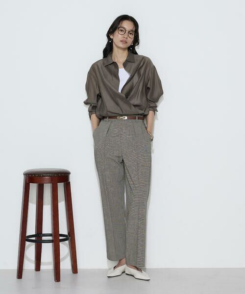 COMME CA PLATINUM / コムサ・プラチナ シャツ・ブラウス | シアーキュプラシルク シャツ | 詳細8