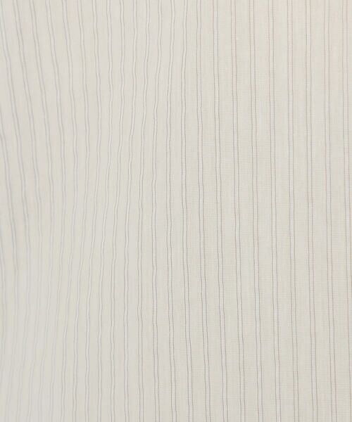 COMME CA PLATINUM / コムサ・プラチナ シャツ・ブラウス | シアーストライプ ボウタイシャツ | 詳細9