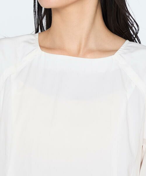 COMME CA PLATINUM / コムサ・プラチナ シャツ・ブラウス | シルキーポプリン ペプラムブラウス | 詳細9