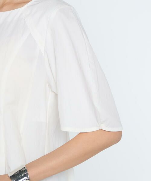 COMME CA PLATINUM / コムサ・プラチナ シャツ・ブラウス | シルキーポプリン ペプラムブラウス | 詳細10