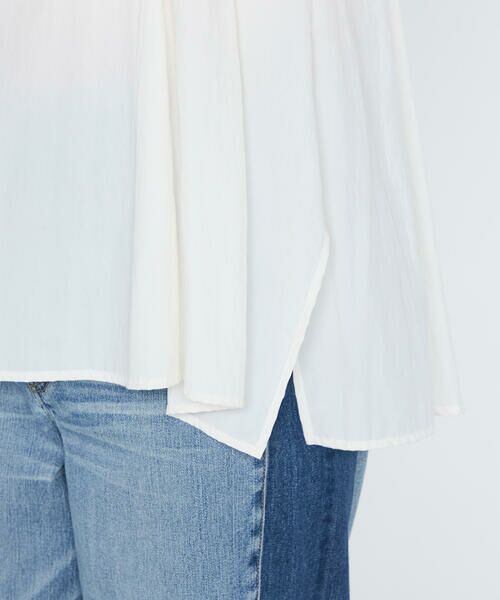 COMME CA PLATINUM / コムサ・プラチナ シャツ・ブラウス | シルキーポプリン ペプラムブラウス | 詳細11