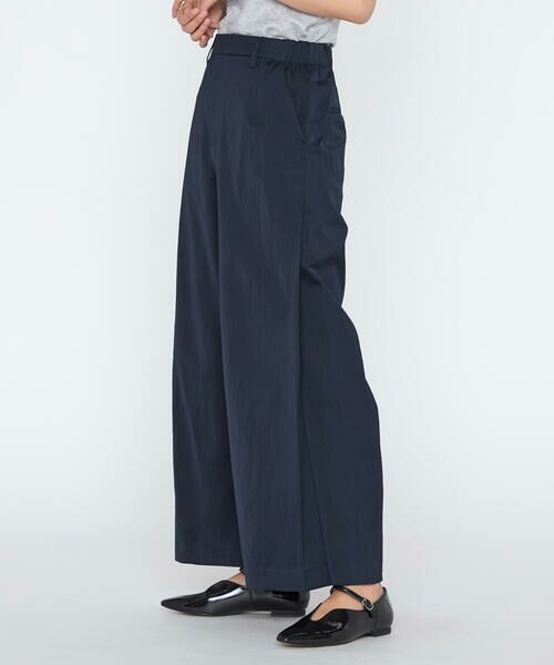 COMME CA PLATINUM / コムサ・プラチナ その他パンツ | ヴィスコースレープサテン サイドタックワイドパンツ | 詳細13