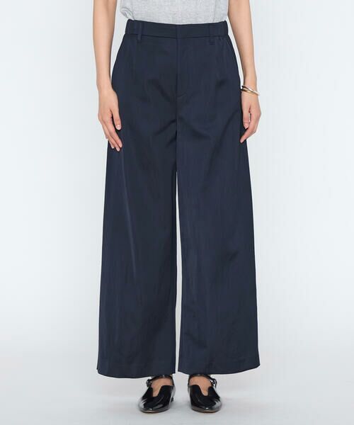 COMME CA PLATINUM / コムサ・プラチナ その他パンツ | ヴィスコースレープサテン サイドタックワイドパンツ | 詳細14