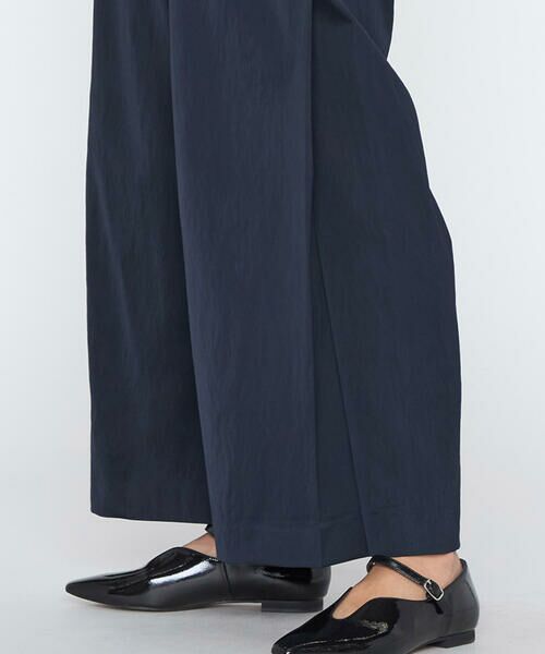 COMME CA PLATINUM / コムサ・プラチナ その他パンツ | ヴィスコースレープサテン サイドタックワイドパンツ | 詳細20