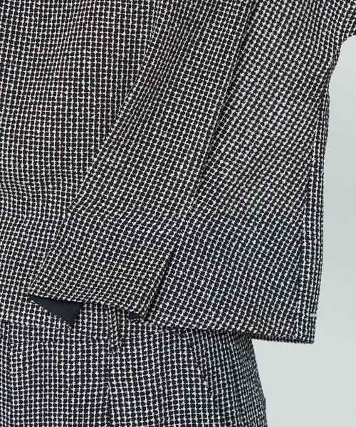 COMME CA PLATINUM / コムサ・プラチナ シャツ・ブラウス | カラミツイード タックブラウ | 詳細9