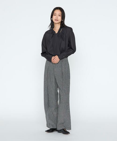 COMME CA PLATINUM / コムサ・プラチナ その他パンツ | カラミツイード ワイドパンツ | 詳細1